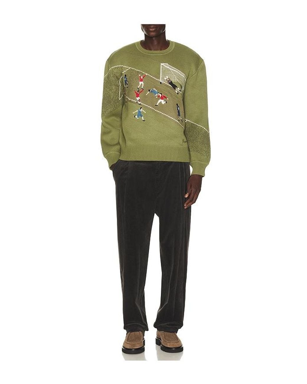 House Of Sunny Green Match Of The Day 2.0 Sweater for men