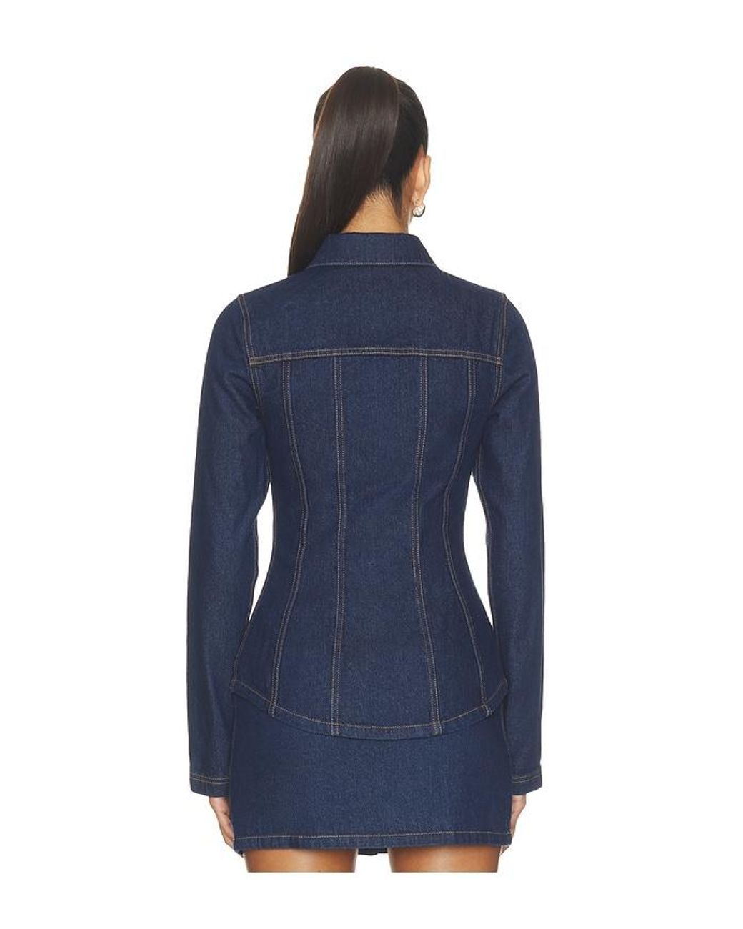 Lovers + Friends Blue Meredith Denim Jacket