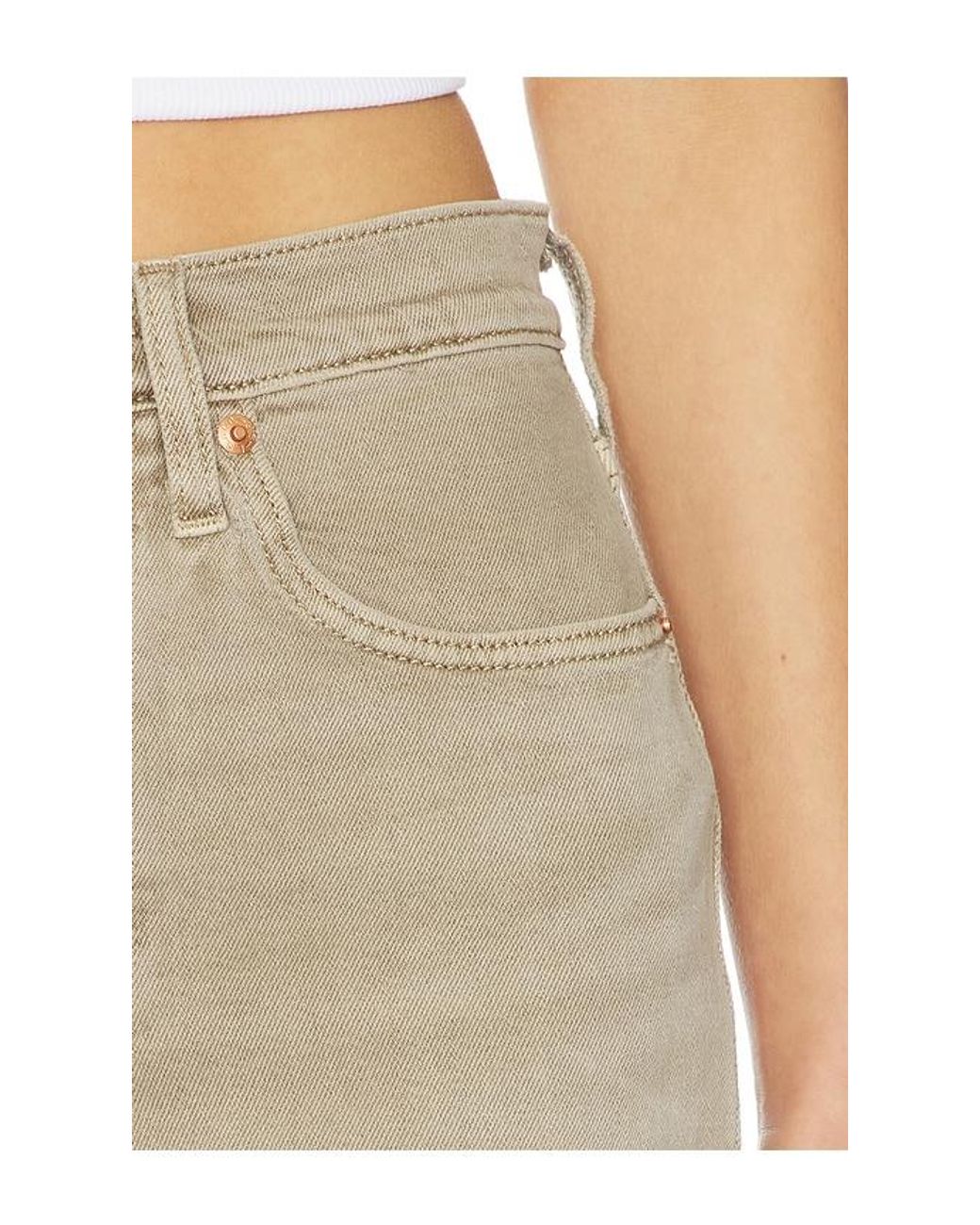 Levi's Natural 501 Mid Thigh Short