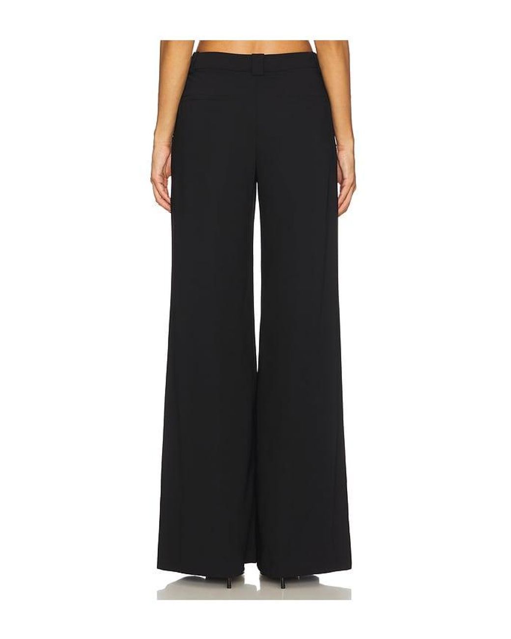 Amanda Uprichard Black Saddler Pants