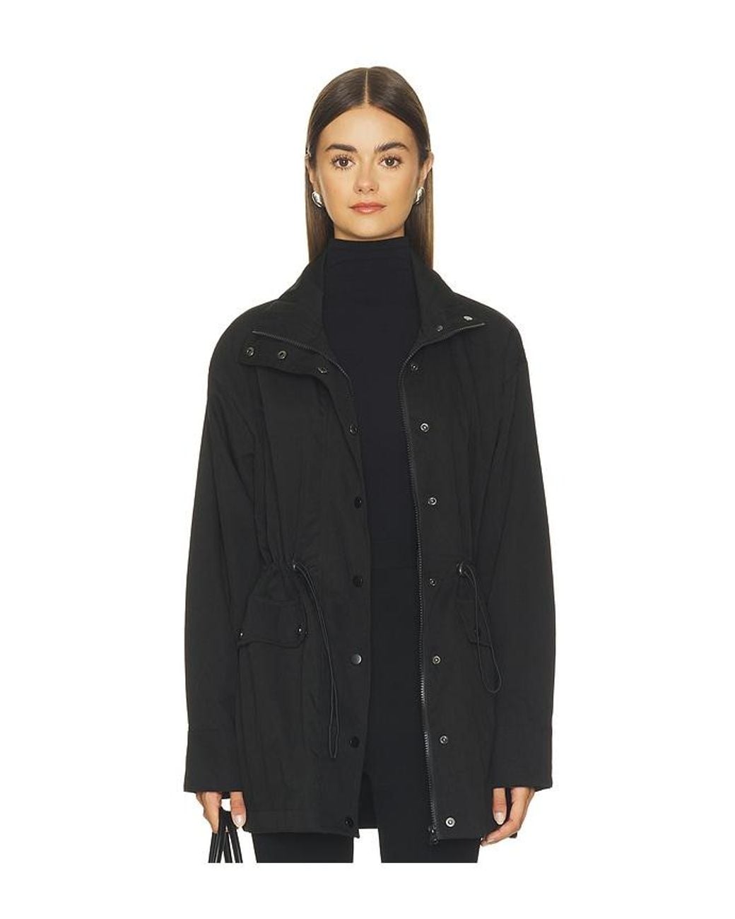 superdown Black Madden Funnel Neck Jacket