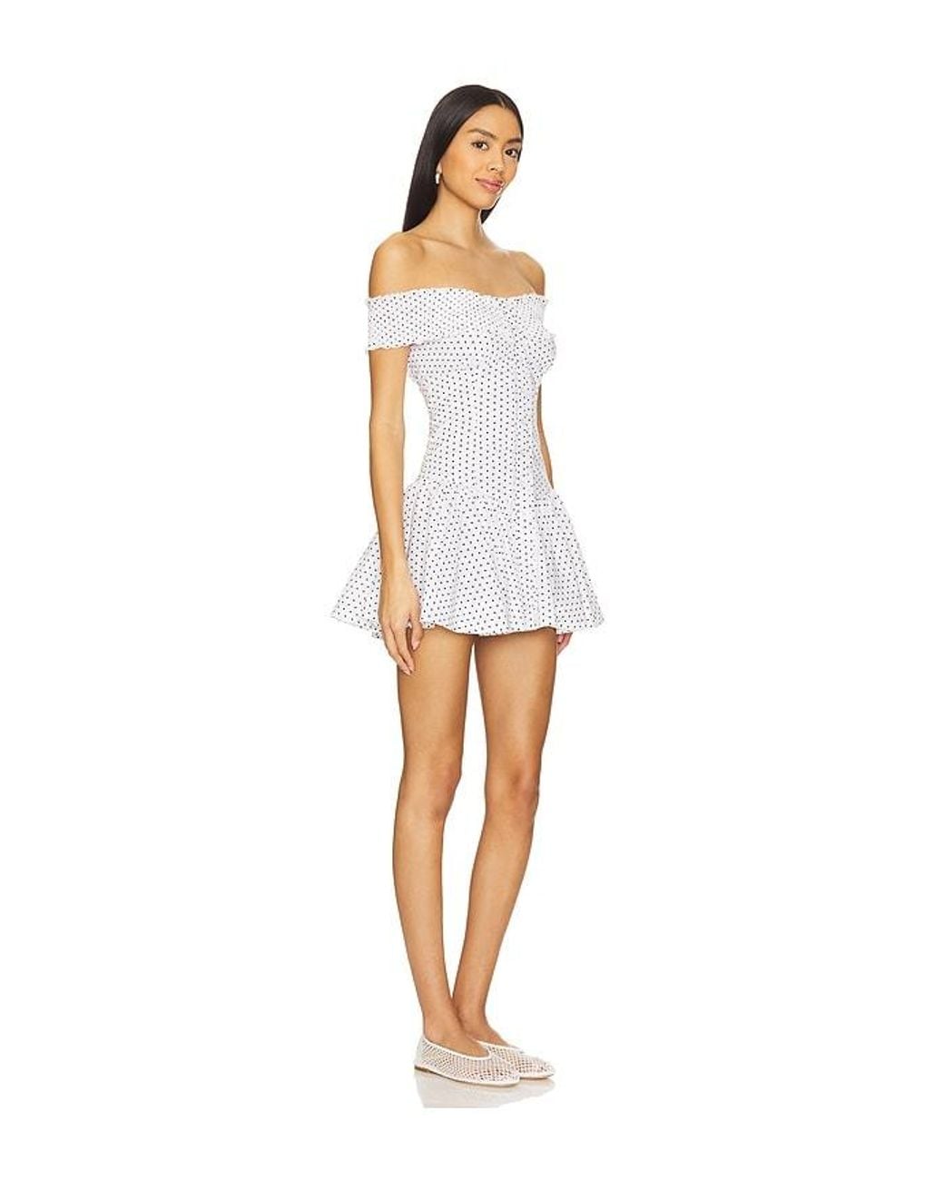 Frankie's Bikinis White Mae Mini Dress