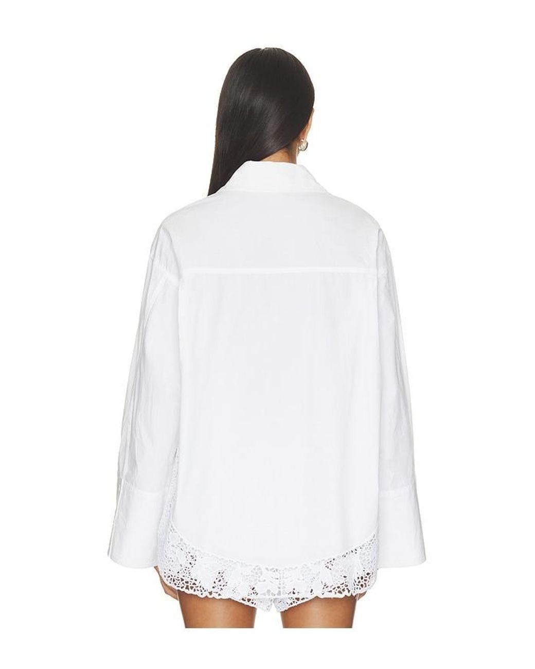 ROTATE BIRGER CHRISTENSEN White Oversized Shirt