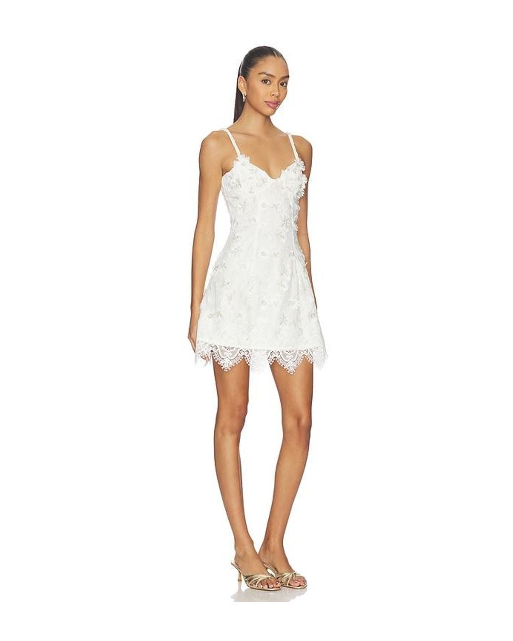 Waimari White Voile Mini Dress