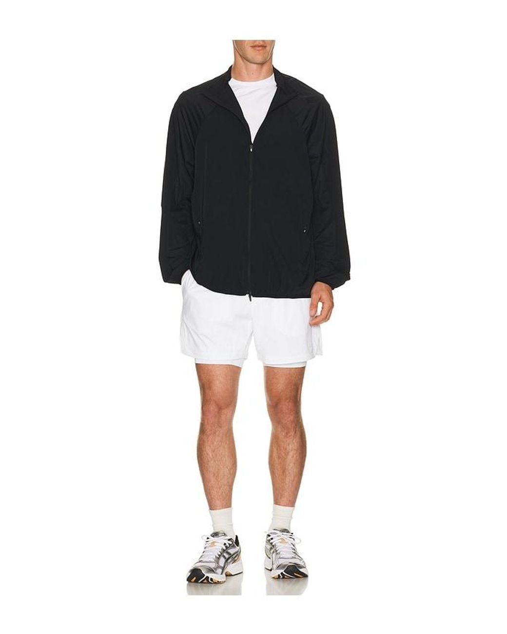 Wilson White Set Point Short 5 Lined for men