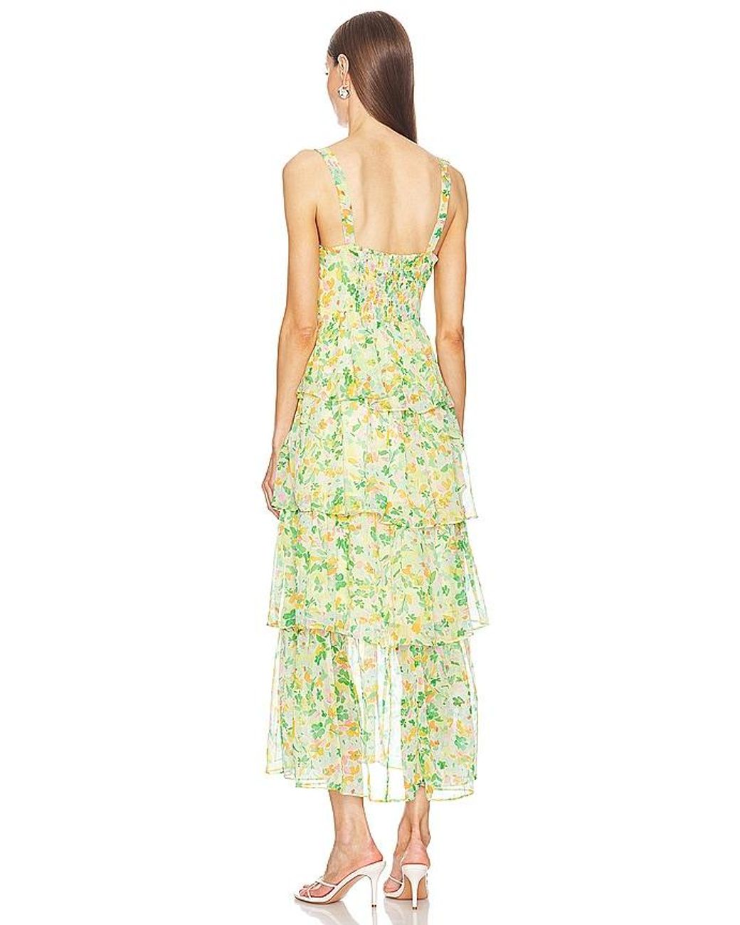 Astr Yellow Midsummer Dress