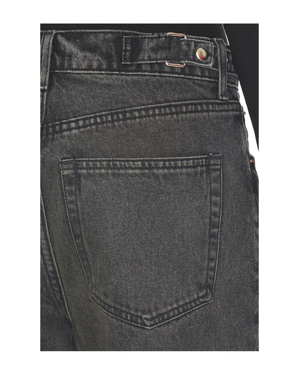 GRLFRND Gray Bella Cinch Low Rise Boyfriend