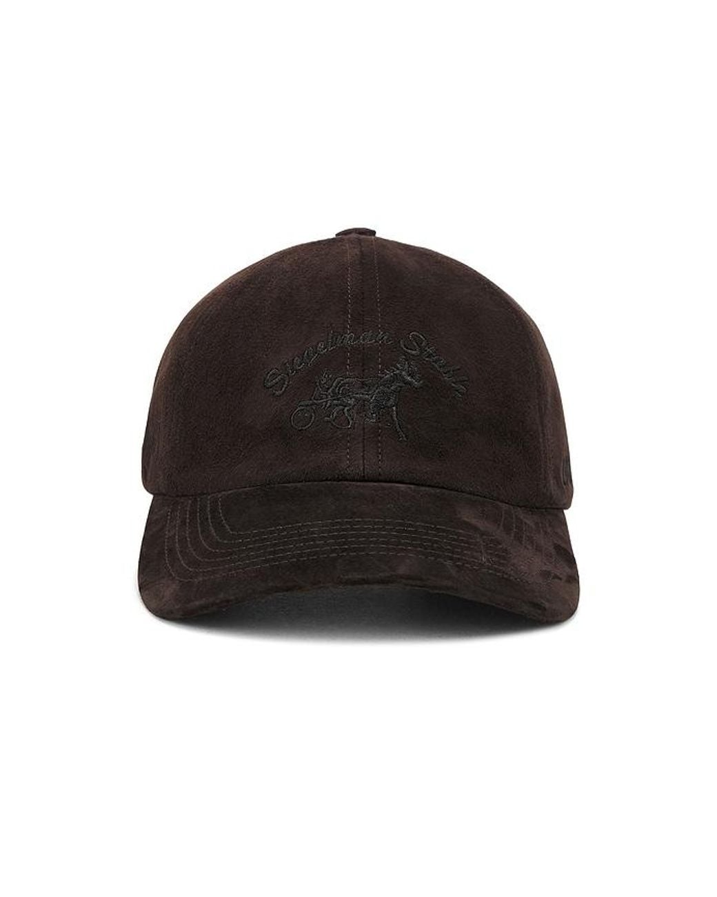 Siegelman Stable Black X Fwrd Suede Dad Hat