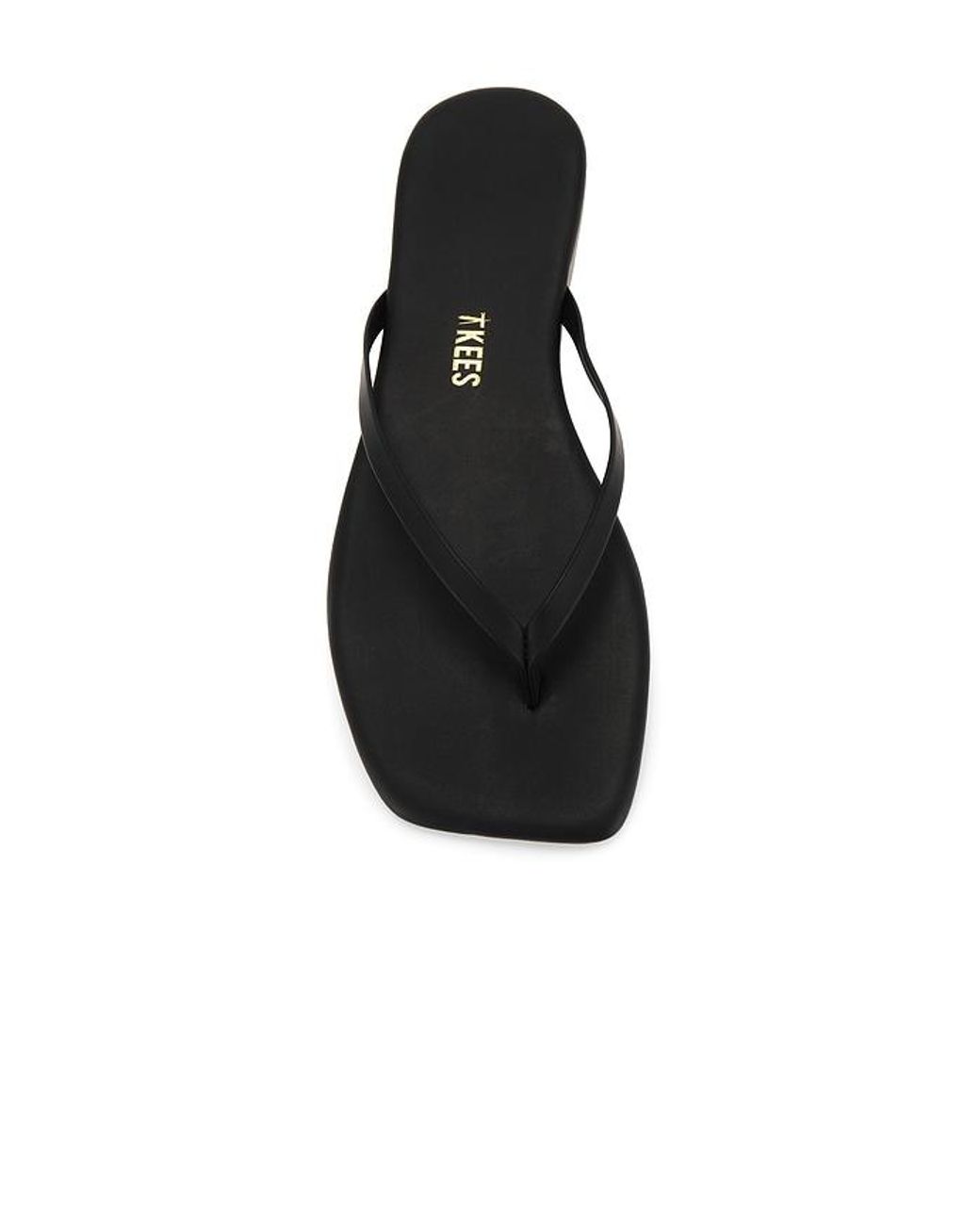 TKEES White Lily Square Toe Flip Flop