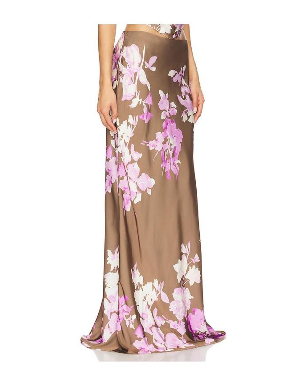 Rococo Sand Red Maxi Skirt