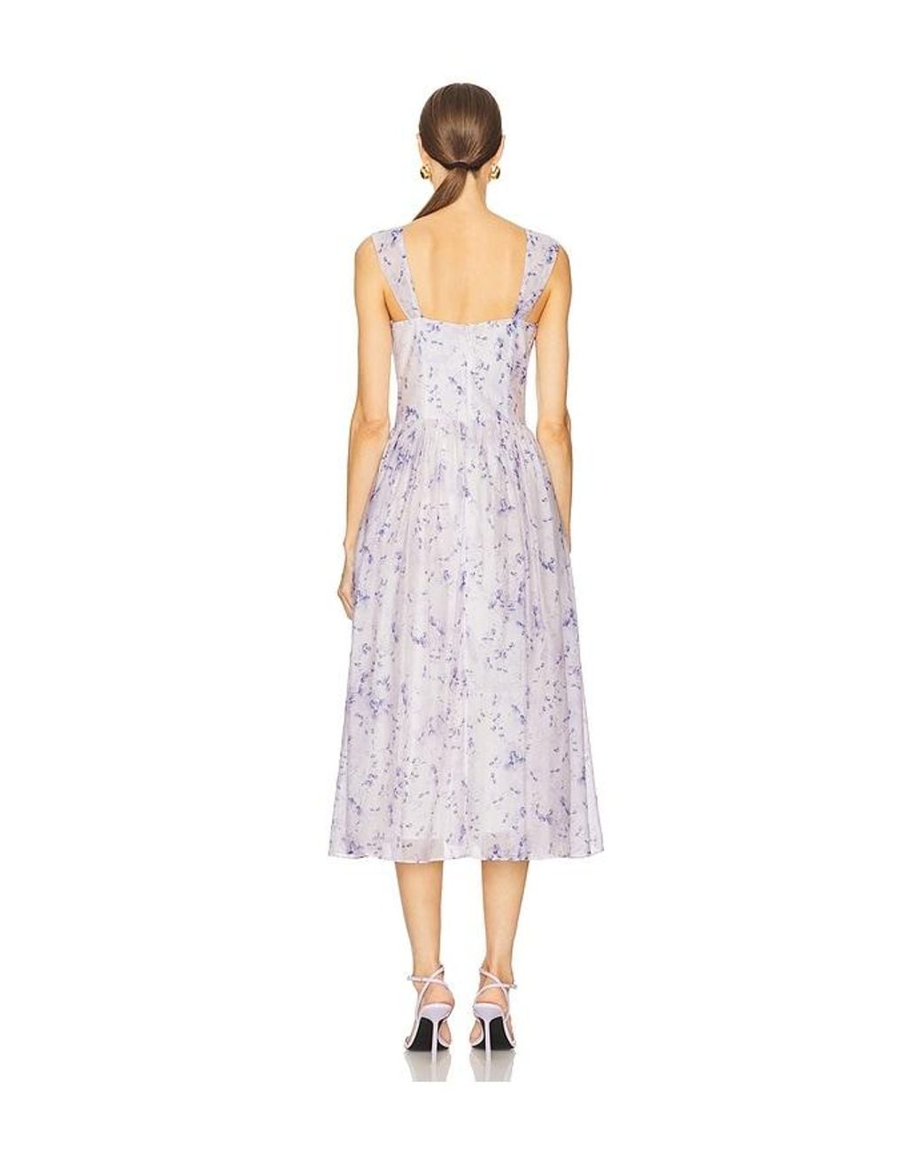 Bardot White Malea Midi Dress