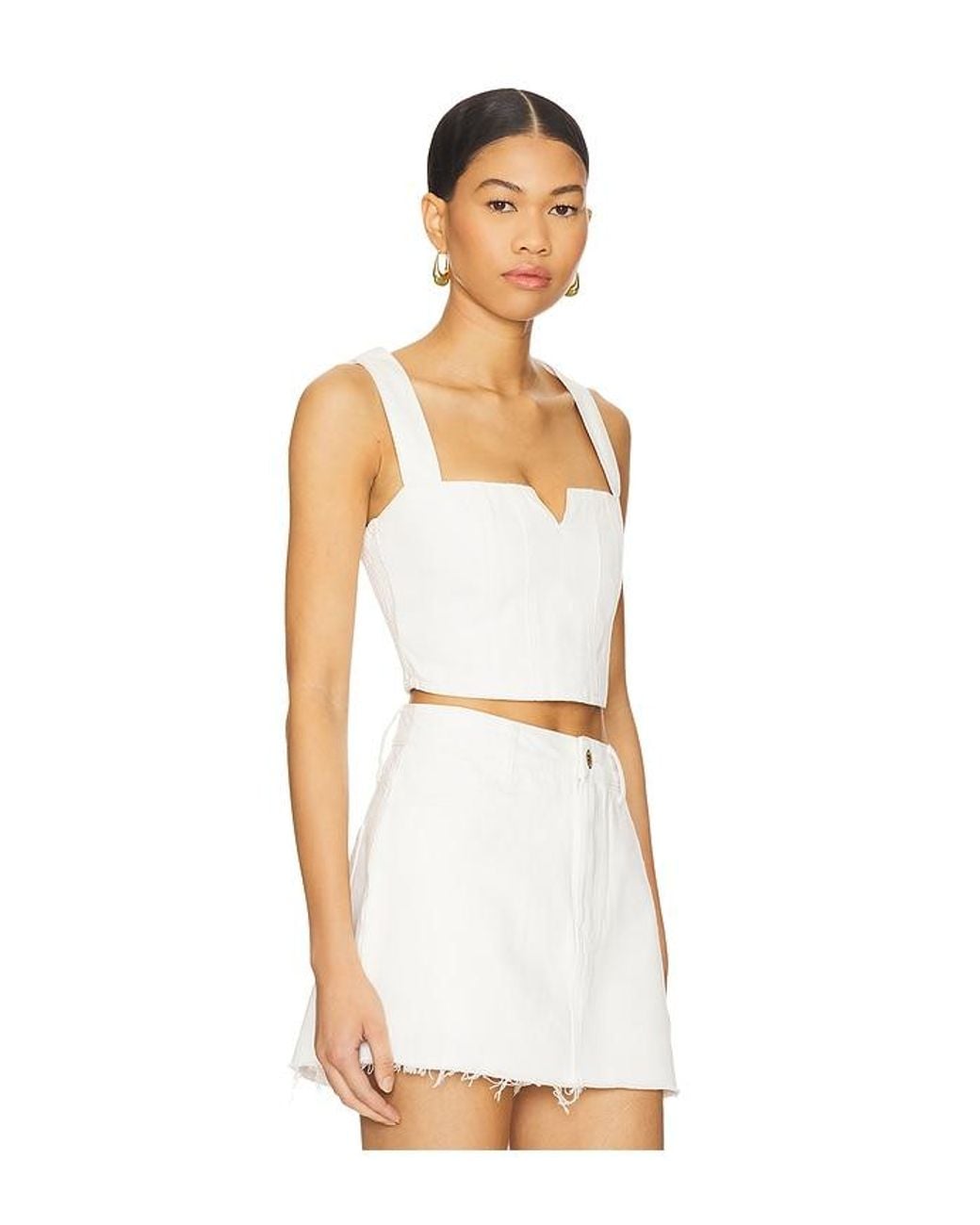 Show Me Your Mumu White Crossroads Corset Top