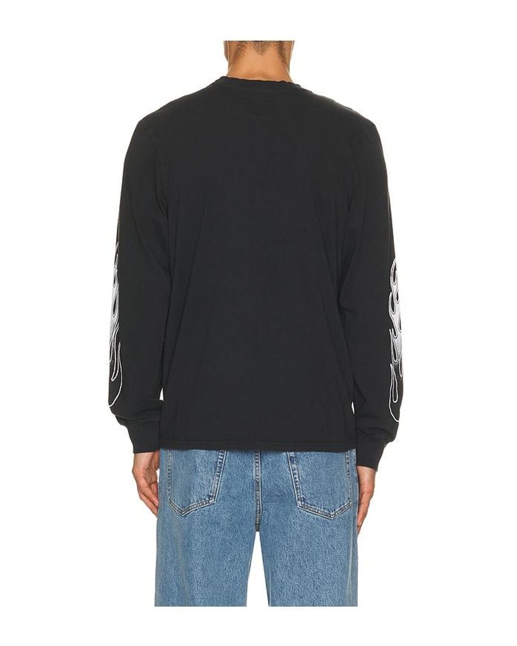 One Of These Days Black An American Original Long Sleeve Tee Shirt for men