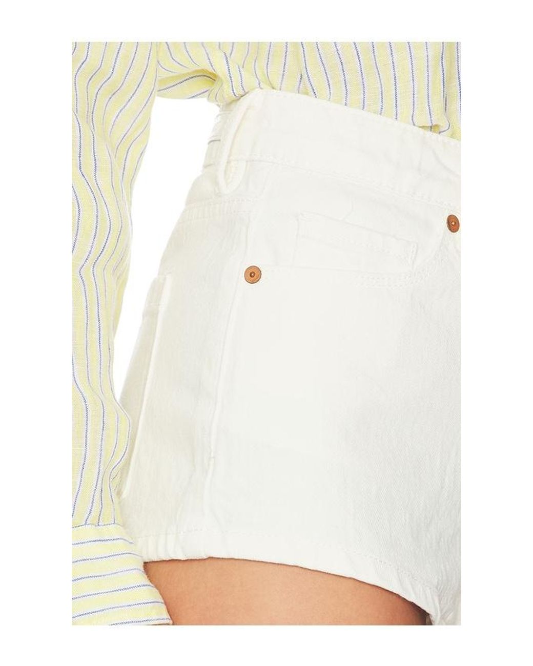Blank NYC White Denim Short