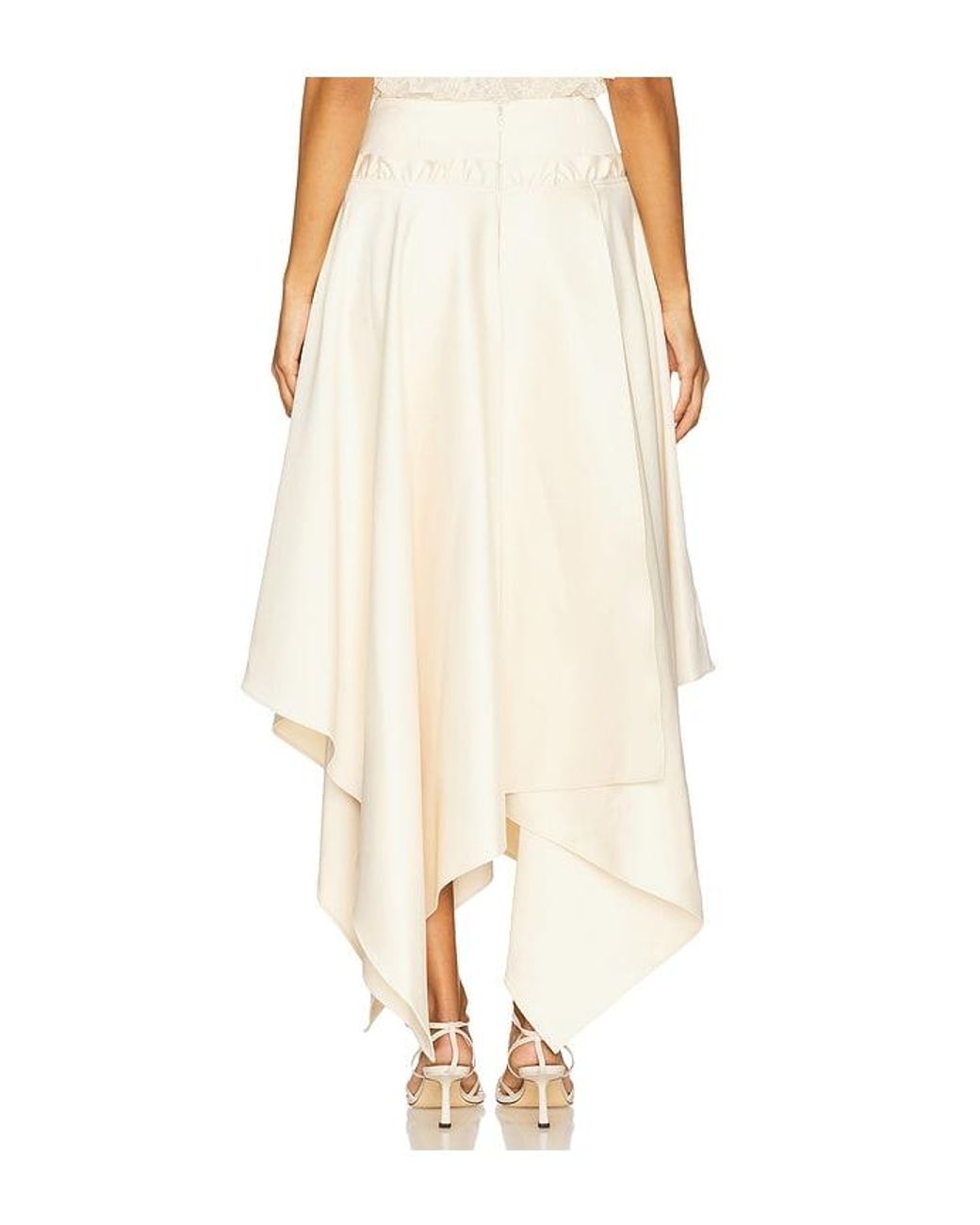 AKNVAS Natural Vera Satin Skirt
