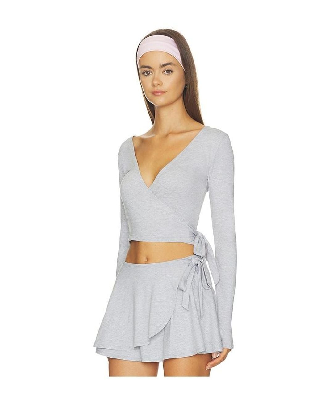 WellBeing + BeingWell White Loungewell Light Turner Wrap