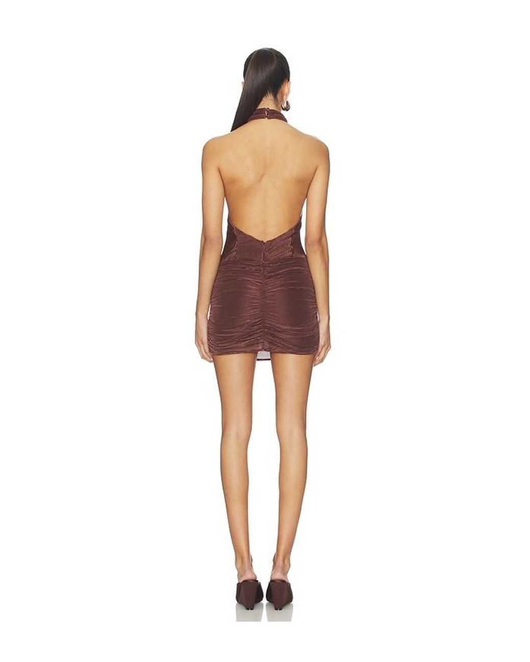 Lovers + Friends Brown Octavia Mini Dress