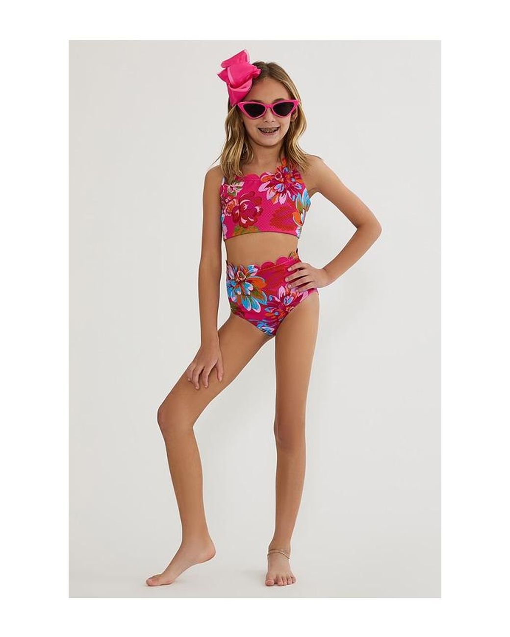 Beach Riot Red Little Madison & Bea Set