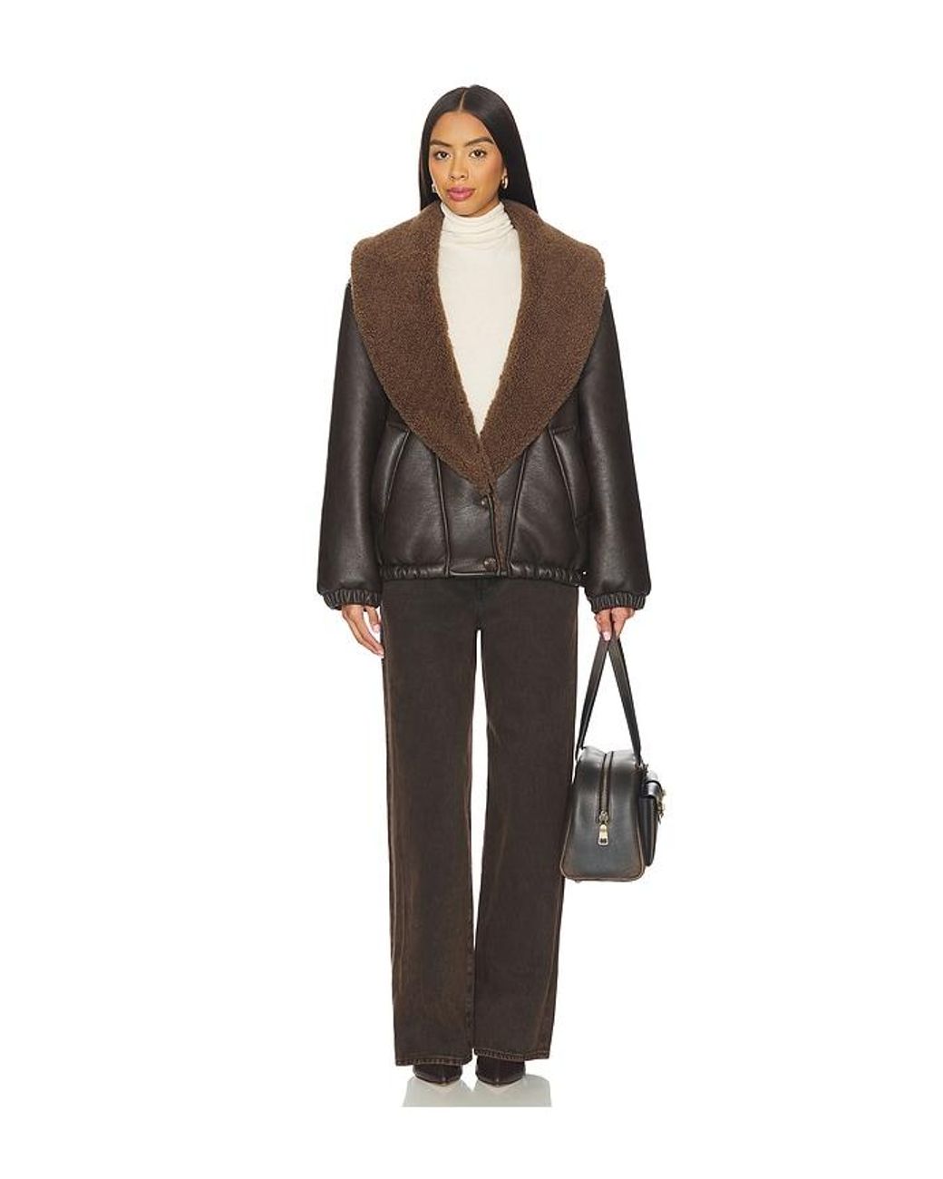 Blank NYC Brown Leather Jacket