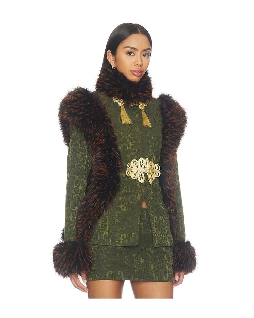 Kim Shui Green Chi Brocade Jacket
