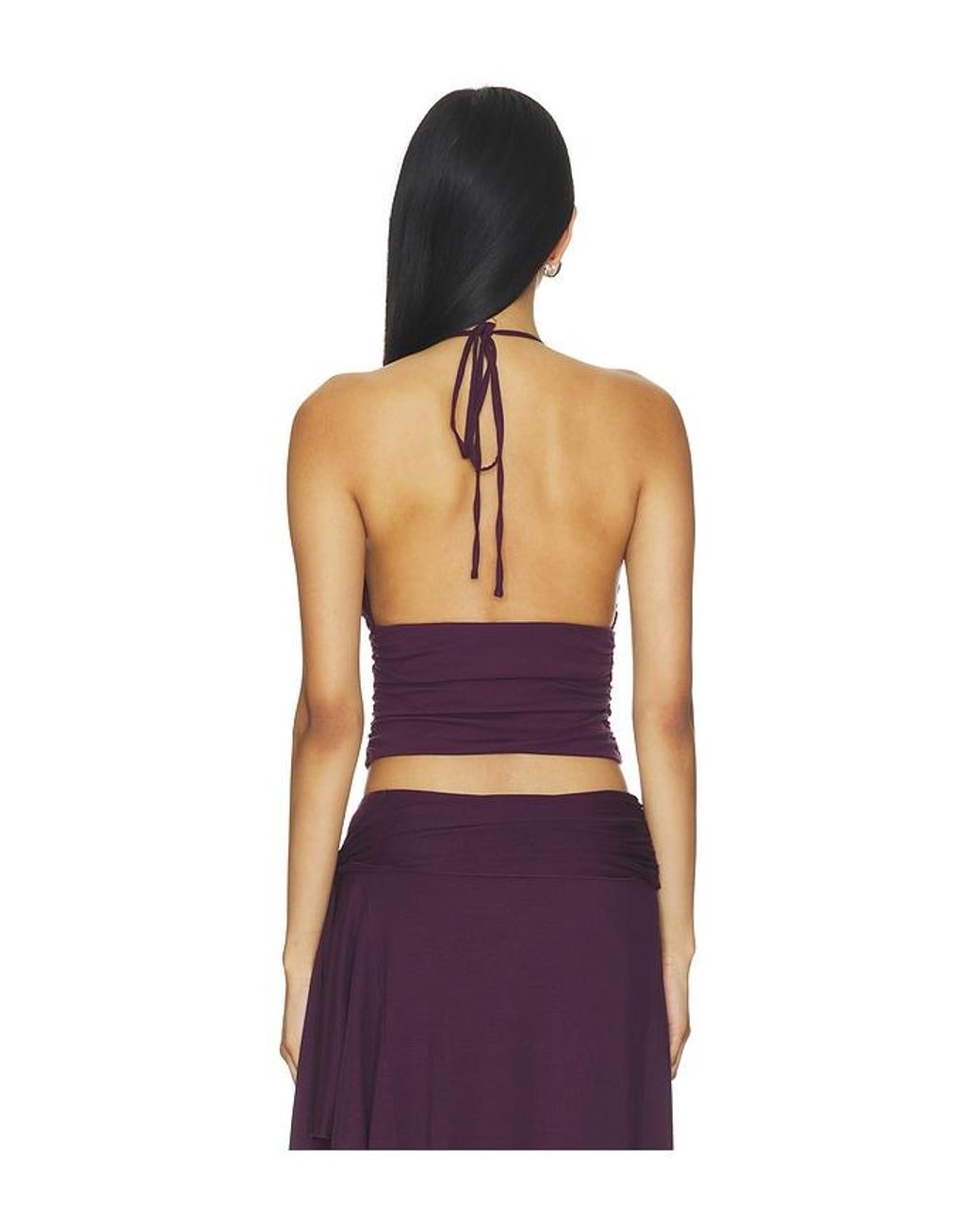 Nia Purple Fabrizio Top