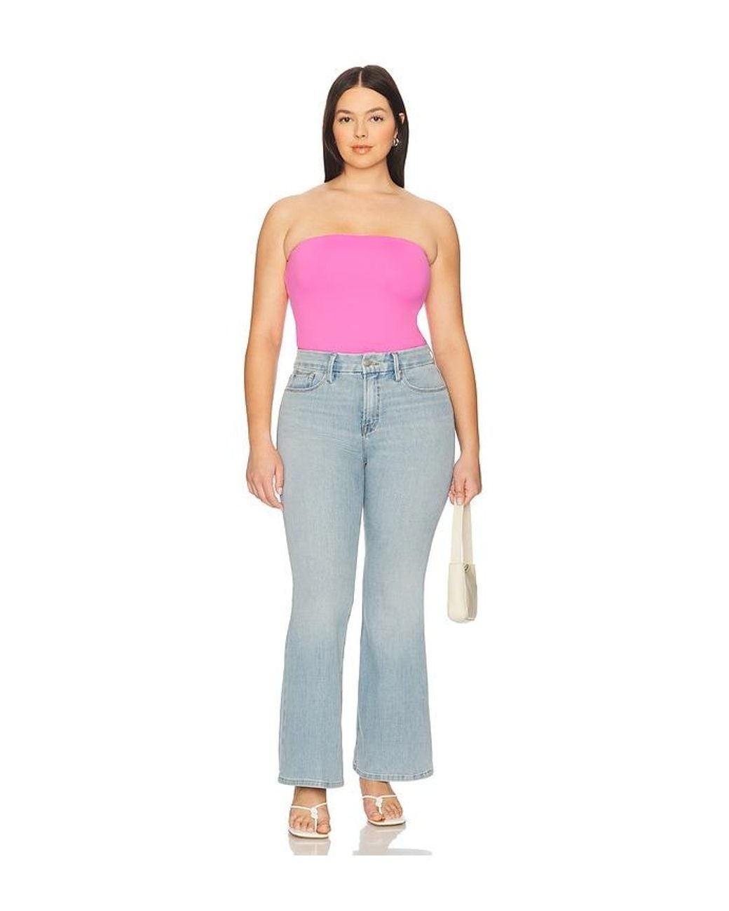 GOOD AMERICAN Blue Good Legs Flare Jeans