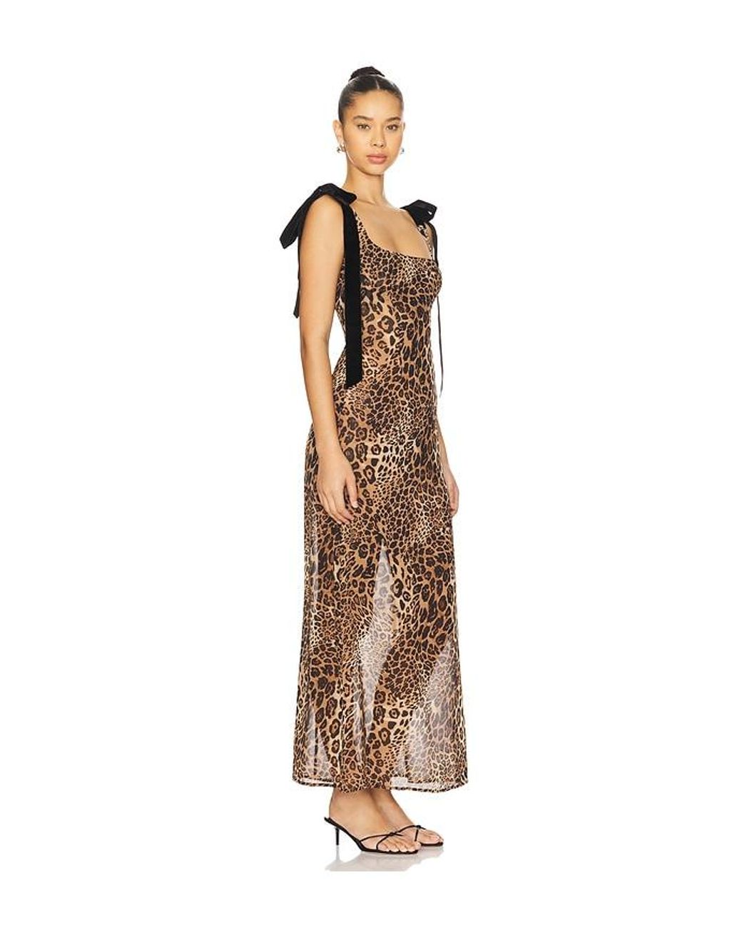 MORE TO COME Natural Katina Maxi Dress
