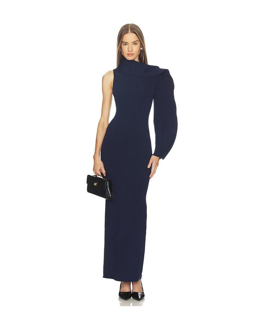 SRG Blue Himani Compact Knit Dress