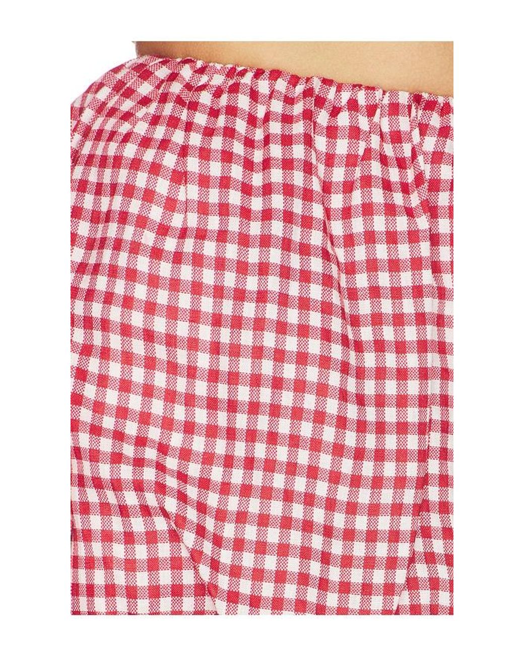 AEXAE Pink Linen Balloon Short