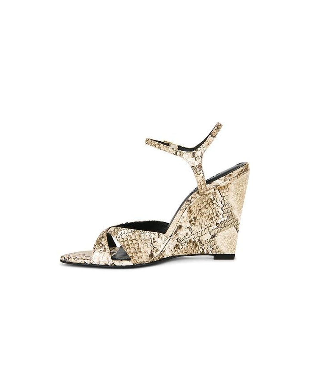SCHUTZ SHOES White Maxine Wedge Sandal