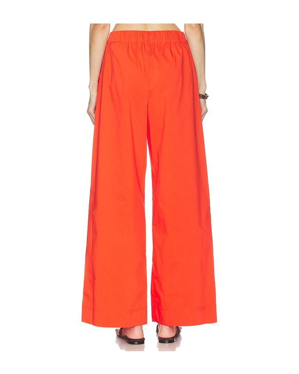 Jonathan Simkhai Red Arden Pull On Pant