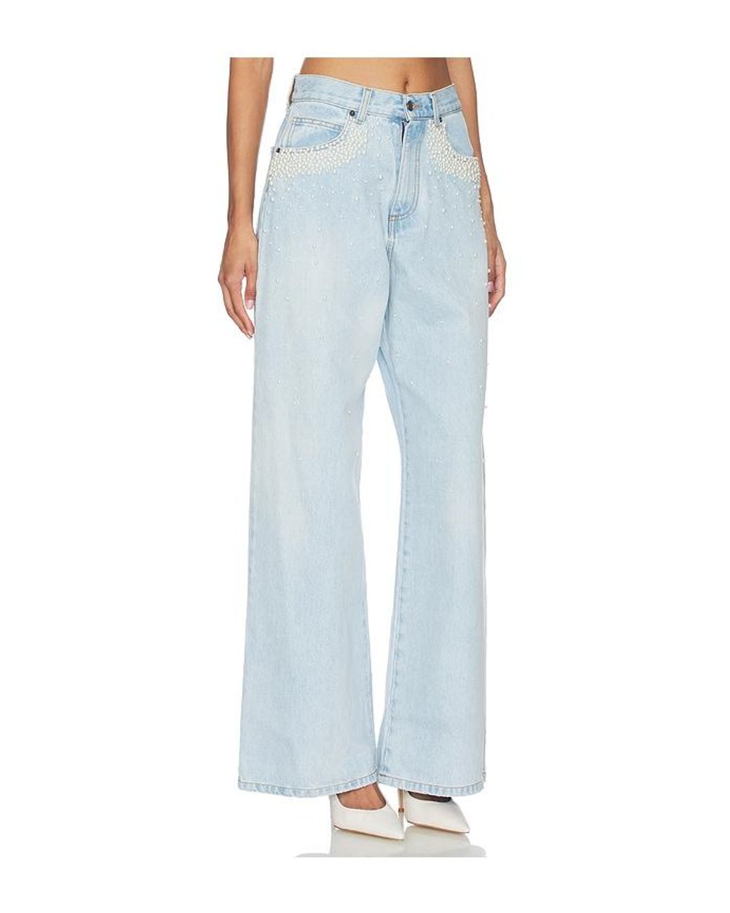 GIUSEPPE DI MORABITO Blue Denim Trouser