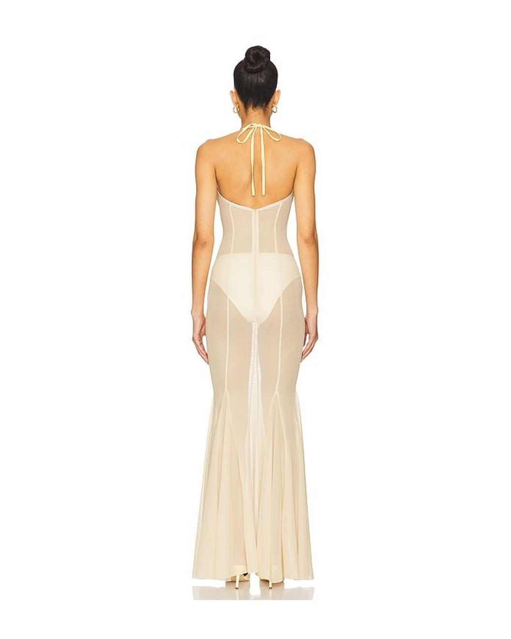 AMOR MIA Natural Siren Maxi Dress