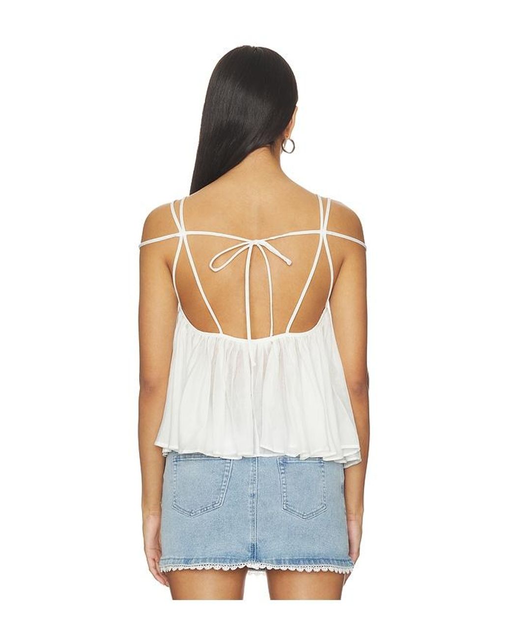 Lovers + Friends White Poppy Top