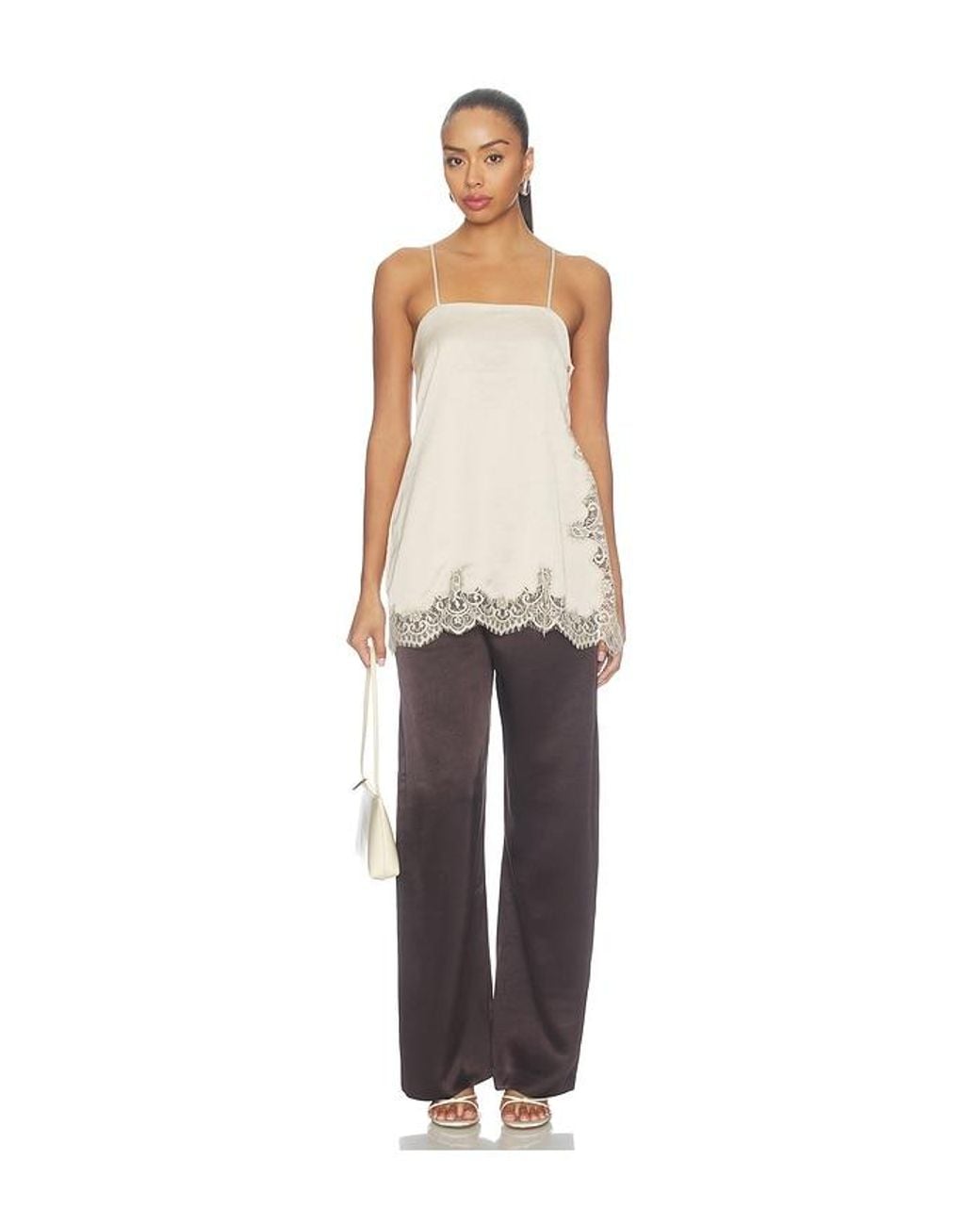 Smythe White Side Button Cami