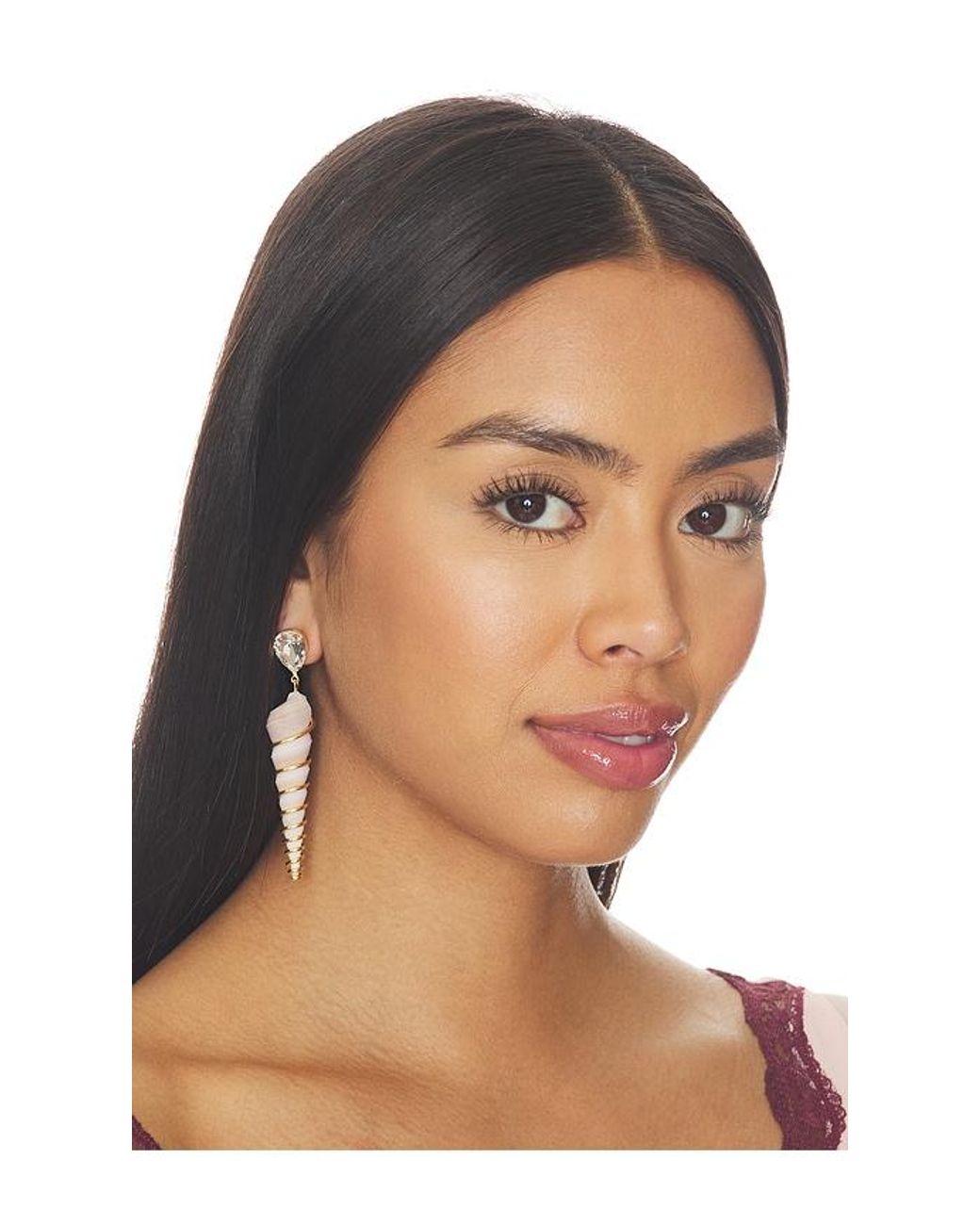 Jennifer Behr White Zingaro Earrings