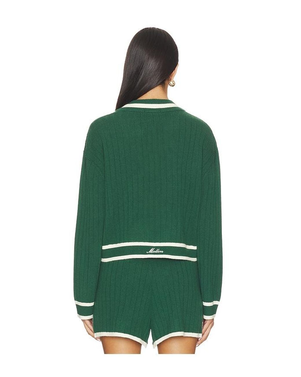 Malbon Green Willow Sweater