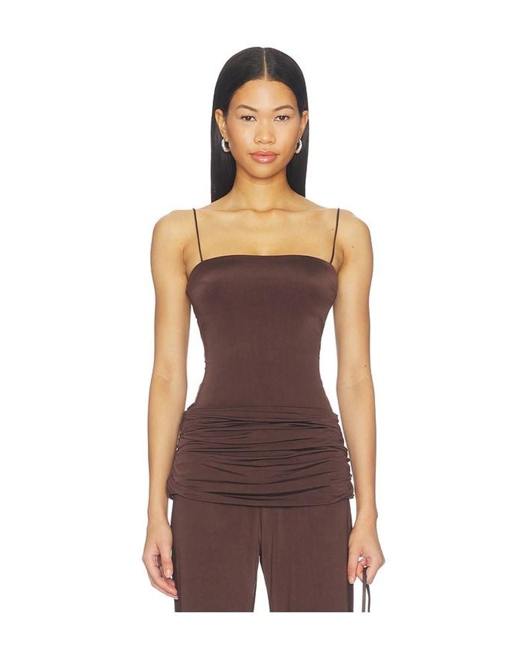 Amanda Uprichard Purple Pippa Top