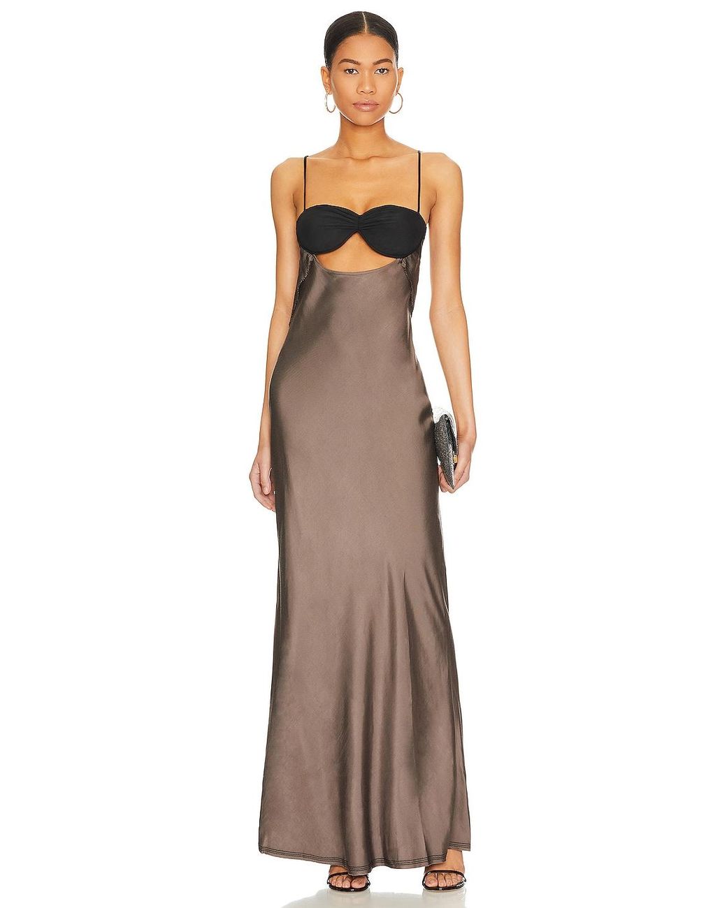 Bec Bridge Bec Bridge Evangeline Strappy Gown in Natural Lyst