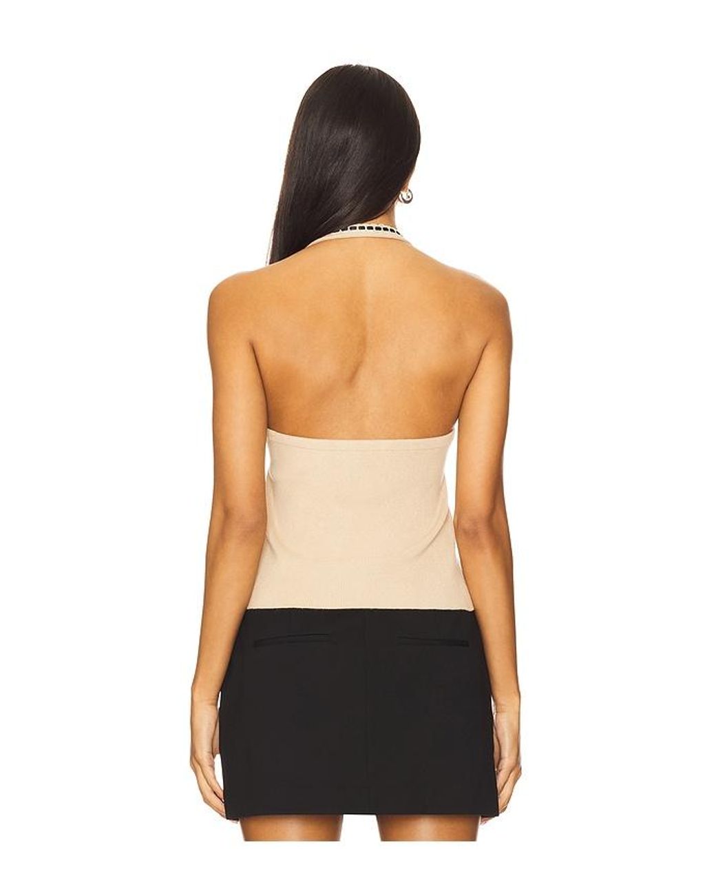 MAJORELLE Black Kladuia Top