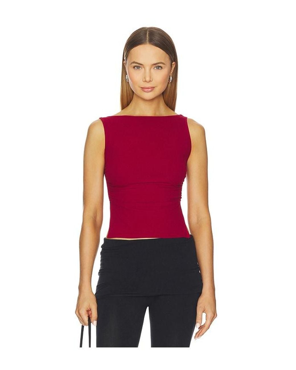 ALL THE WAYS Red Jessica Top
