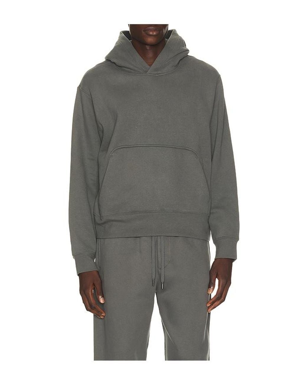 lululemon athletica Gray Steady State Pullover Fleece Hoodie Compact for men