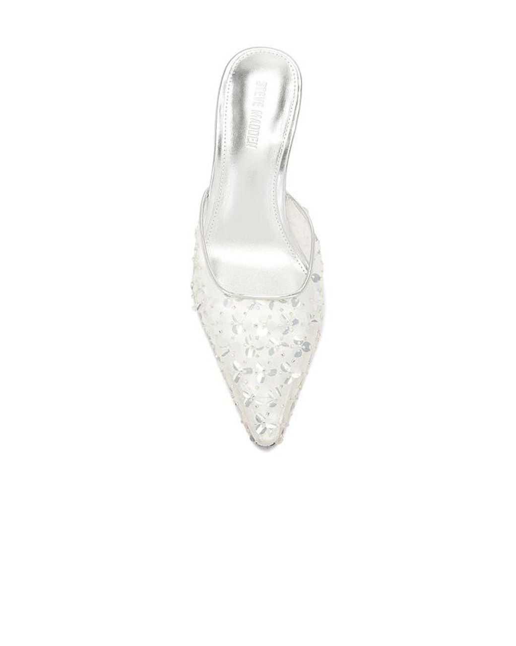 Steve Madden White Alexi Pump