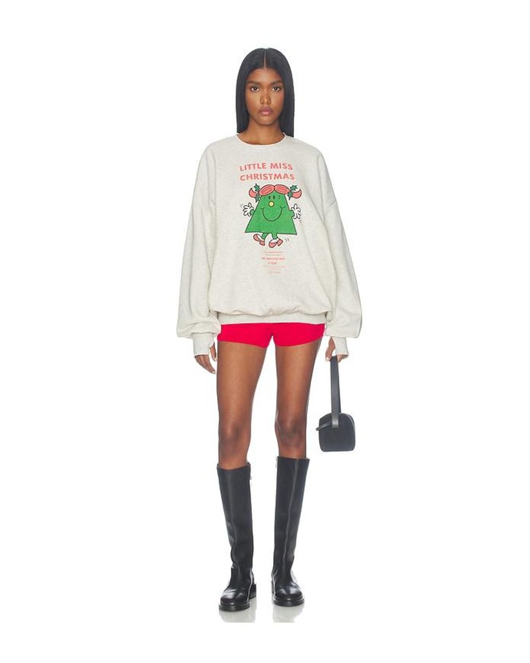 The Laundry Room White Little Miss Christmas Jump Jumper Sweatshirt