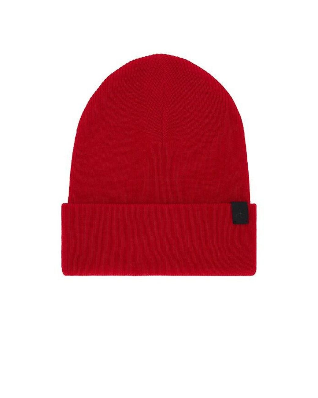 Rag & Bone Red Addison Beanie for men