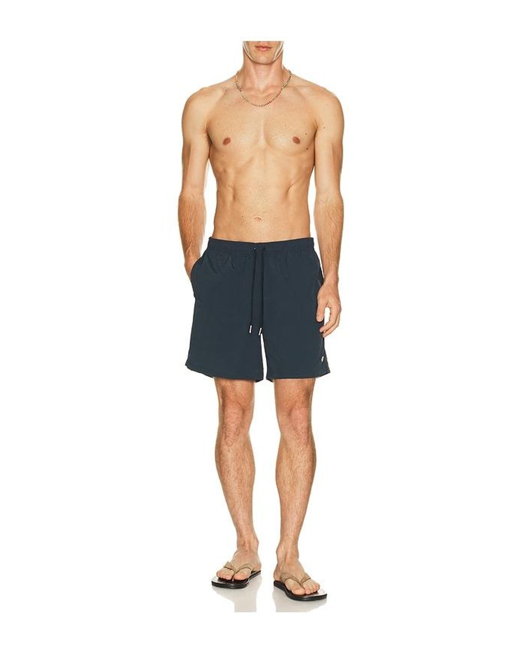 Bather Blue Solid Swim Trunk for men