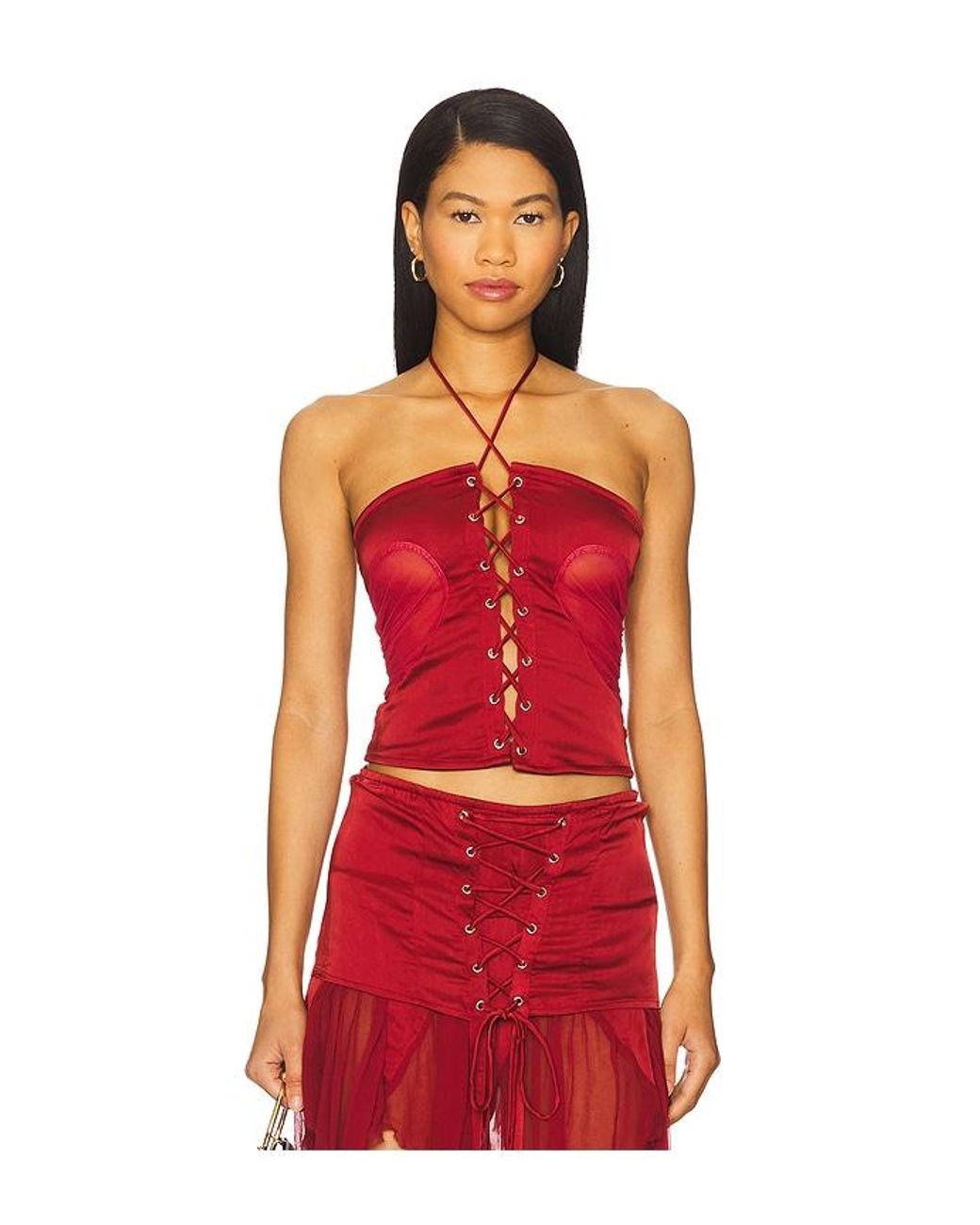 AMOR MIA Gathered Heart Top
