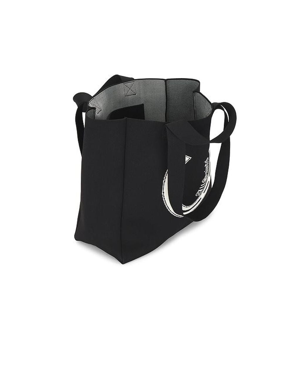 AllSaints Black Izzy Horseshoe Tote