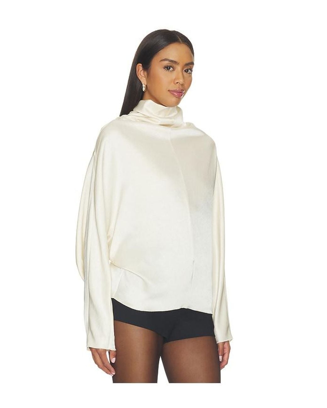 Citizens of Humanity White Ilaria Draped Top