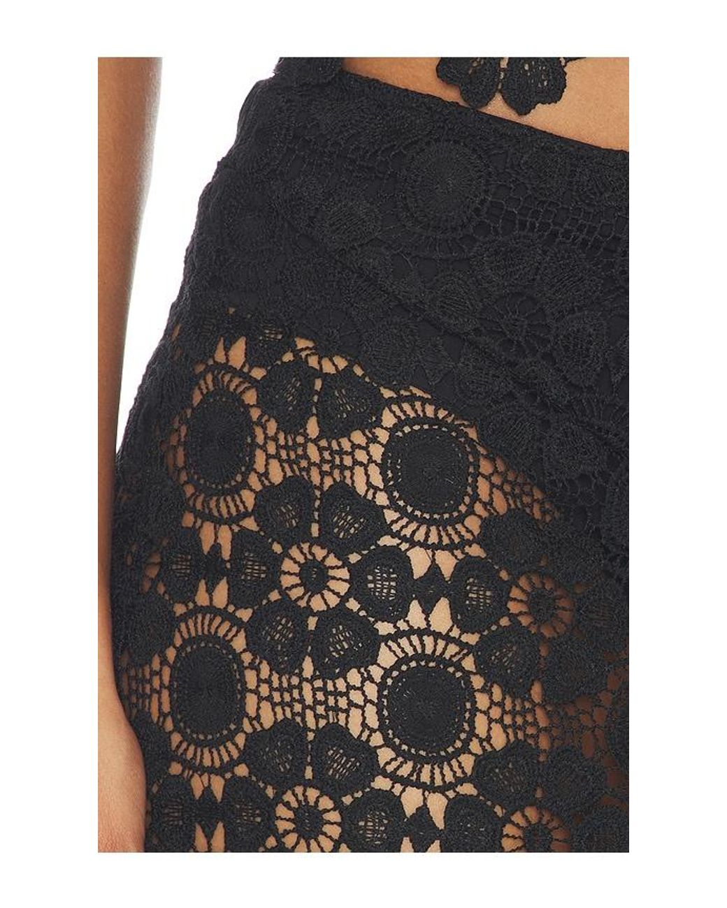 Lioness Black Trophy Midi Skirt